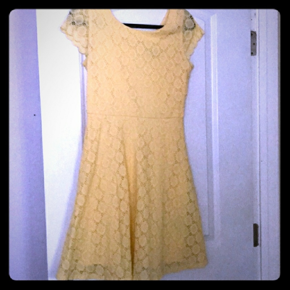 Yellow adorable dress